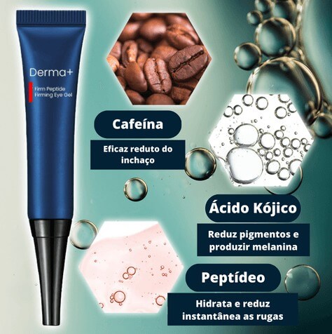 Gel Antienvelhecimento DERMA+ Firm - Efeito Imediato